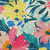 8' X 10' Blush And Pink Floral Washable Indoor Outdoor Area Rug