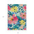 8' X 10' Blush And Pink Floral Washable Indoor Outdoor Area Rug