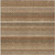 9' X 12' Taupe And Brown Striped Washable Indoor Outdoor Area Rug