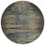8' Coffee Round Abstract Washable Indoor Outdoor Area Rug
