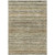 9' X 12' Beige Striped Washable Indoor Outdoor Area Rug