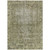 8' X 10' Olive Green Oriental Washable Indoor Outdoor Area Rug