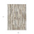 9' X 12' Ivory And Beige Striped Washable Indoor Outdoor Area Rug