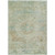 8' X 10' Sage And Copper Medallion Washable Indoor Outdoor Area Rug