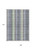 9' X 12' Pewter Gray And Mint Green Plaid Washable Indoor Outdoor Area Rug