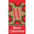 Merry Christmas Monogram Mini Flag - 603799837446