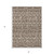 3' X 5' Brown And Beige Southwestern Washable Indoor Outdoor Area Rug
