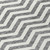 3' X 5' Gray And Ivory Chevron Washable Indoor Outdoor Area Rug