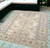 5' X 7' Blue and Orange Medallion Stain Resistant Indoor Outdoor Area Rug