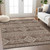 3' X 5' Brown And Ivory Southwestern Washable Indoor Outdoor Area Rug