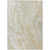 5' X 8' Beige And Silver Abstract Washable Indoor Outdoor Area Rug