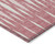 3' X 5' Blush And Ivory Geometric Washable Indoor Outdoor Area Rug