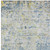 5' X 8' Blue Gray And Green Abstract Washable Indoor Outdoor Area Rug
