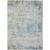 5' X 8' Blue Gray And Green Abstract Washable Indoor Outdoor Area Rug