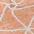 5' X 8' Salmon And Ivory Geometric Washable Indoor Outdoor Area Rug