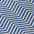 5' X 8' Blue And Ivory Chevron Washable Indoor Outdoor Area Rug