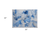 2' X 3' Navy Blue Abstract Washable Indoor Outdoor Area Rug