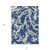 5' X 8' Navy Blue Gray And Ivory Abstract Washable Indoor Outdoor Area Rug