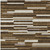 5' X 8' Brown And Ivory Striped Washable Indoor Outdoor Area Rug
