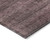 5' X 8' Merlot And Gray Striped Washable Indoor Outdoor Area Rug