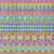 3' X 5' Blush Blue And Lime Green Quatrefoil Washable Indoor Outdoor Area Rug