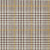 3' X 5' Brown And Beige Plaid Washable Indoor Outdoor Area Rug