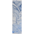 8' Runner Navy Blue Abstract Washable Non Skid Indoor Outdoor Runner Rug