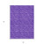 5' X 8' Purple Geometric Washable Non Skid Indoor Outdoor Area Rug