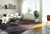 8' X 11' Black and Gold Abstract Non Skid Area Rug