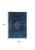 8' X 11' Blue and Gray Medallion Non Skid Area Rug