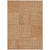 3' X 5' Copper And Ivory Geometric Washable Indoor Outdoor Area Rug