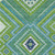 5' X 8' Lime Green Aqua And Ivory Tribal Washable Indoor Outdoor Area Rug