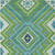 5' X 8' Lime Green Aqua And Ivory Tribal Washable Indoor Outdoor Area Rug