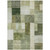 3' X 5' Sage And Fern Green Geometric Washable Indoor Outdoor Area Rug