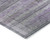 5' X 8' Purple Lavender And Gray Striped Washable Indoor Outdoor Area Rug