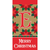 Merry Christmas Monogram Mini Flag - 603799837316