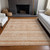 3' X 5' Copper And Ivory Southwestern Washable Indoor Outdoor Area Rug