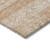 3' X 5' Copper And Ivory Southwestern Washable Indoor Outdoor Area Rug