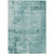 3' X 5' Teal Blue And Ivory Abstract Washable Indoor Outdoor Area Rug