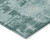 3' X 5' Teal Blue And Ivory Abstract Washable Indoor Outdoor Area Rug