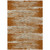 3' X 5' Brown Gray And Ivory Striped Washable Indoor Outdoor Area Rug