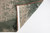 7' X 9' Beige and Green Abstract Non Skid Area Rug