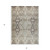 3' X 5' Linen Black And Brown Floral Washable Indoor Outdoor Area Rug