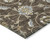 5' X 8' Chocolate Ivory And Gray Moroccan Washable Indoor Outdoor Area Rug