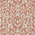 5' X 8' Salmon And Ivory Floral Washable Indoor Outdoor Area Rug