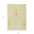 5' X 8' Gold Ivory And Beige Moroccan Washable Indoor Outdoor Area Rug