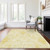 5' X 8' Gold Ivory And Beige Moroccan Washable Indoor Outdoor Area Rug