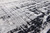 6' X 8' Black and White Abstract Non Skid Area Rug