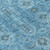 5' X 8' Sky Blue And Gray Oriental Washable Indoor Outdoor Area Rug