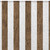 2' X 3' Chocolate Striped Washable Non Skid Indoor Outdoor Area Rug